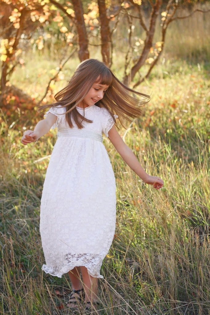 Baptism Dress Photo Shoot