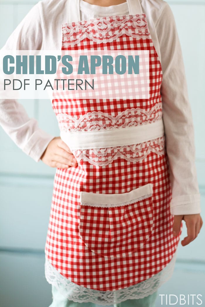 child's apron pattern, tidbits