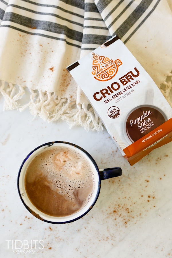 Pressure Cooker Crio Bru - a delicious and healthy alternative to sugary hot chocolate and addicting coffee.