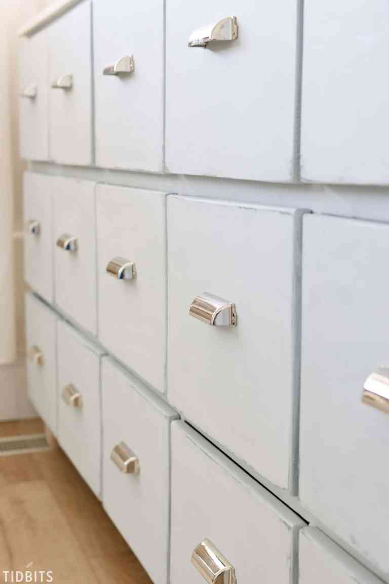 18 Drawer DIY Apothecary Cabinet | Free building plans available!!