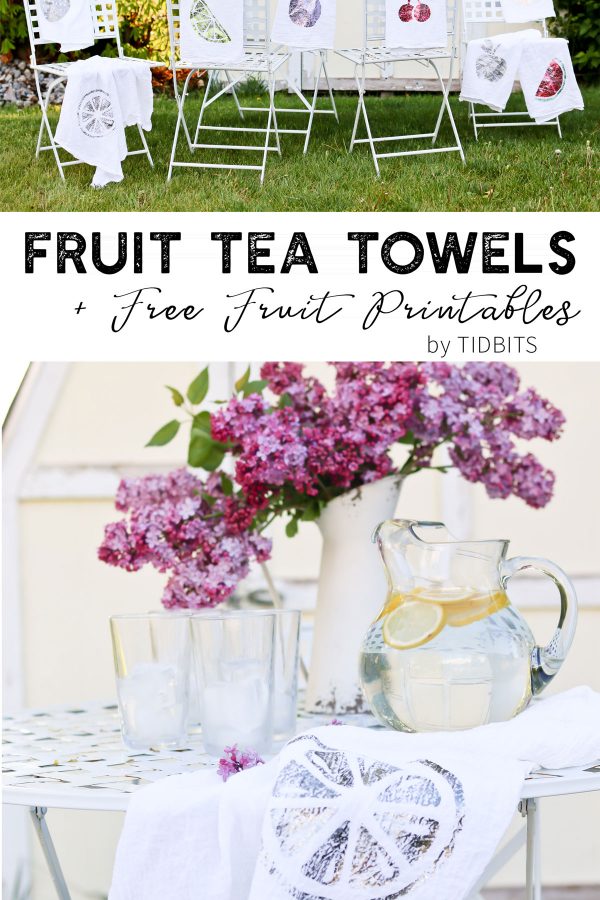 Fruit Tea Towels and Printables