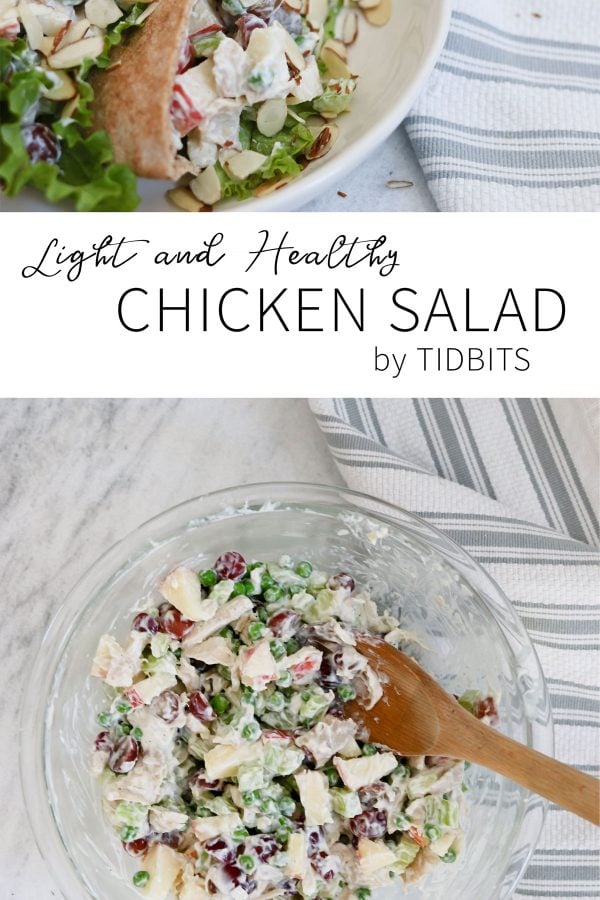 Light and Healthy Chicken Salad Recipe with Yogurt Dressing