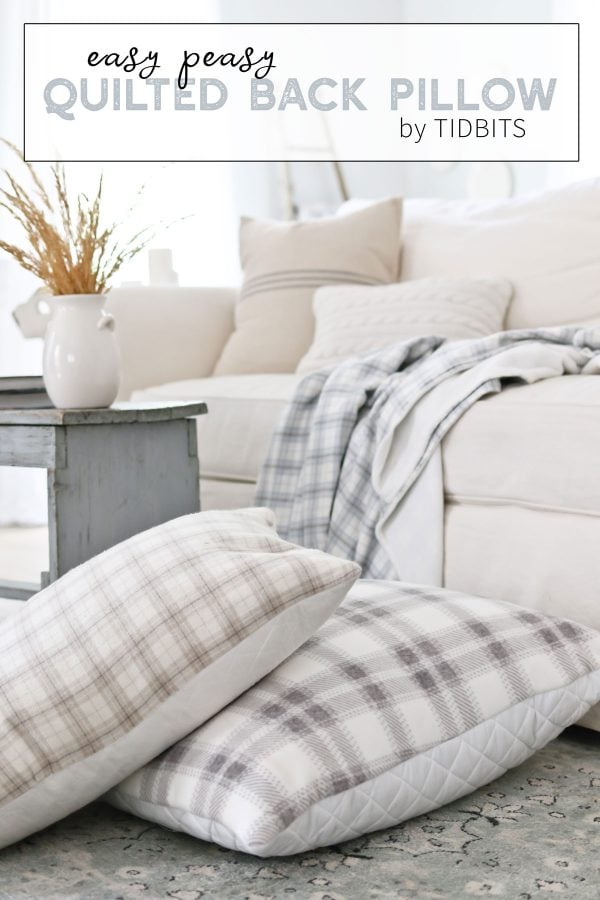 quilted pillows on floor