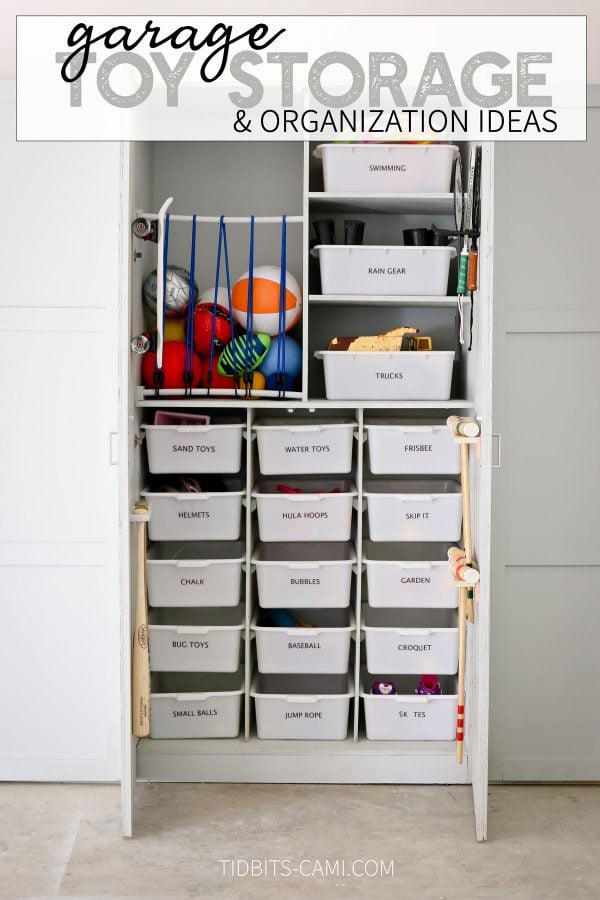 Garage toy storage and organization ideas