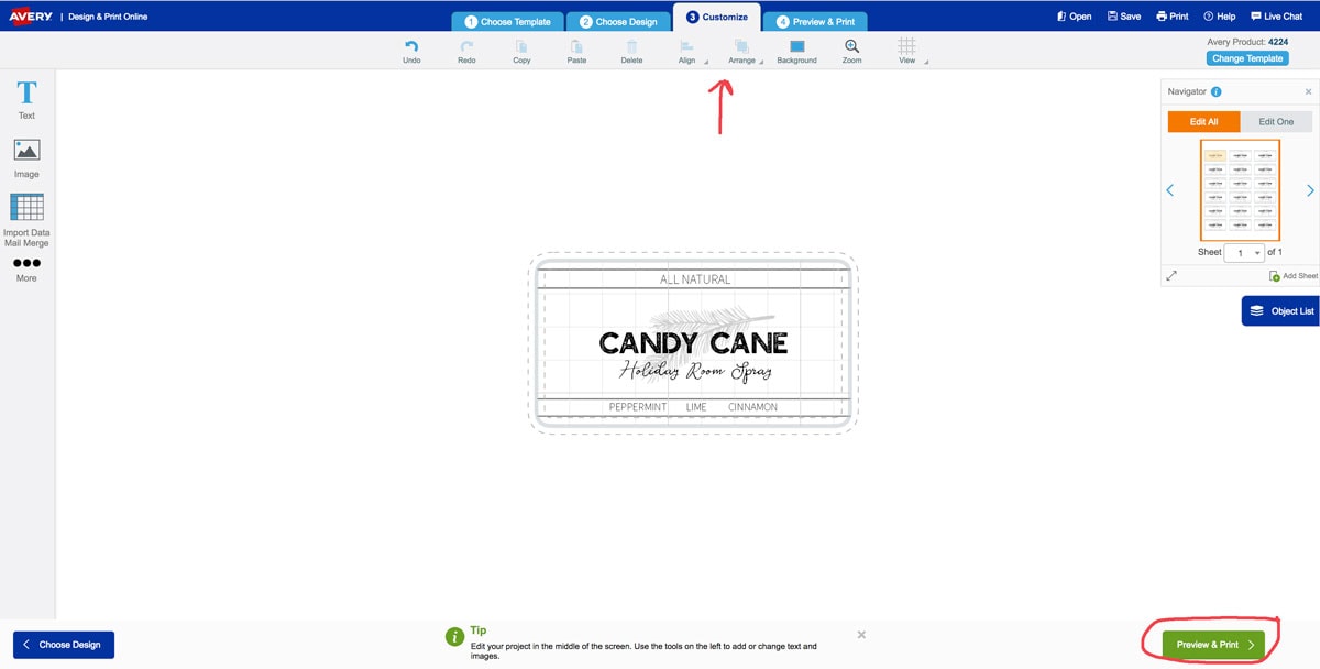 How to Print and Design with Avery Labels - The Keeper of the Home