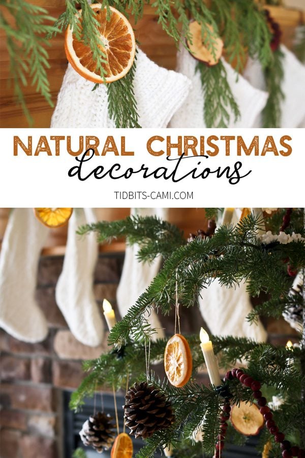 natural christmas decoration