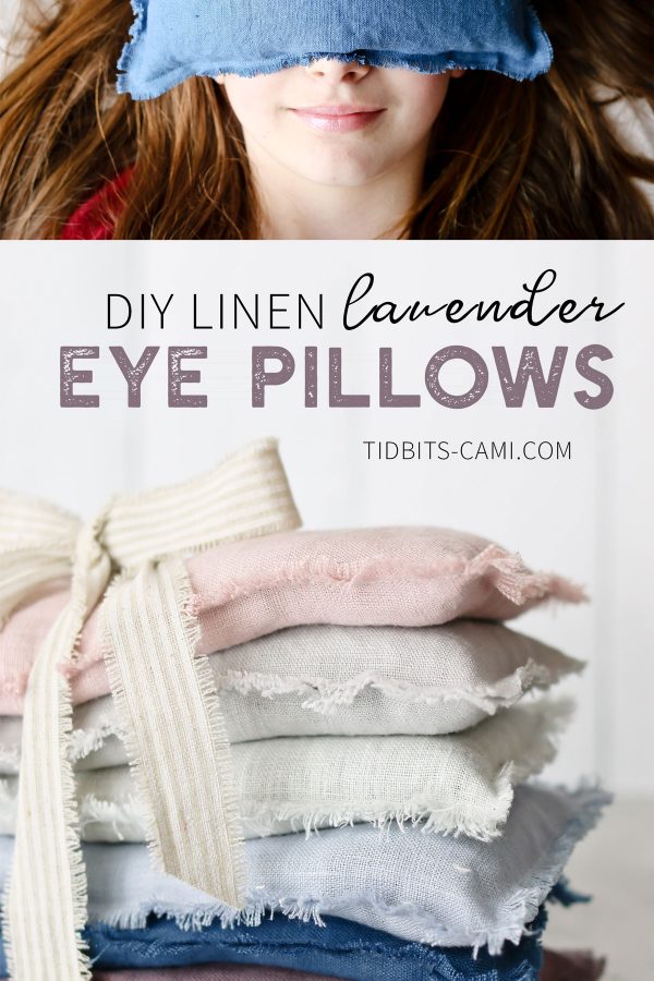 DIY Line Lavender Eye Pillows
