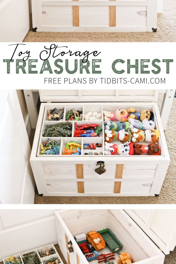 Toy storage treasure chest building plans.