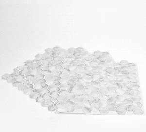 Marble Hexagon Peel and Stick Tiles
