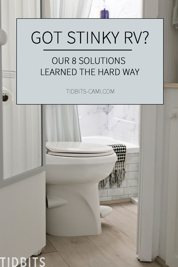 Solutions to smelly RV problems, black tank stinky solutions.