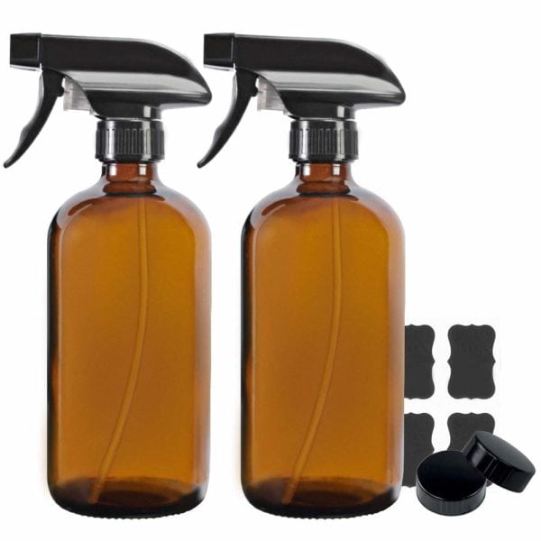 Amber bottles