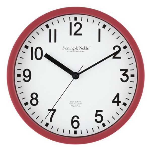 red clock
