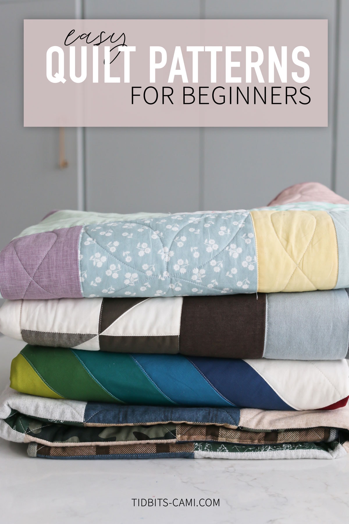 10 Easy Quilt Patterns for Beginners | Start Here to Avoid Overwhelm ...