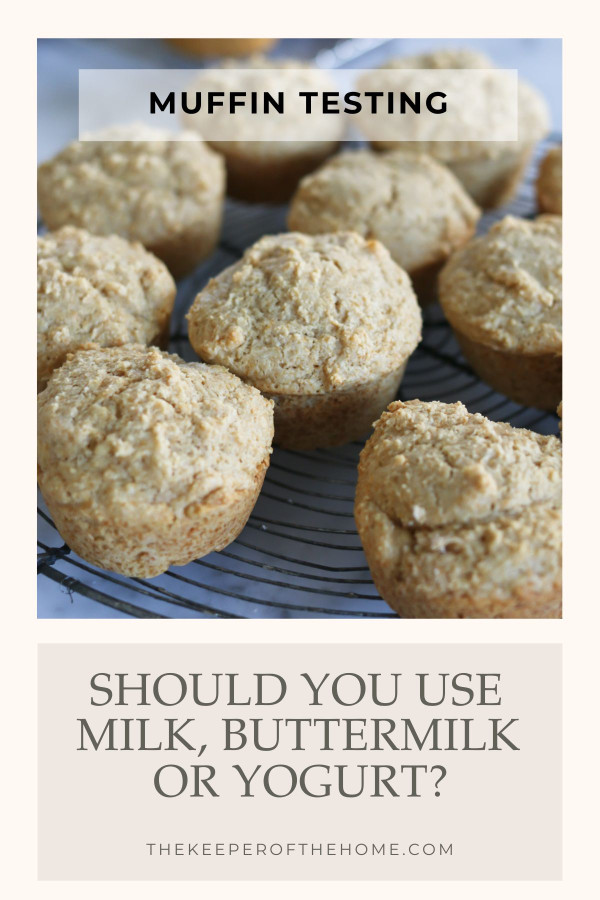 Several muffins made with yogurt are arranged on a serving plate
